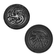 Load image into Gallery viewer, Game Of Thrones Badge Cosplay accessories House Stark Targaryen