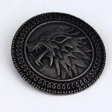 Load image into Gallery viewer, Game Of Thrones Badge Cosplay accessories House Stark Targaryen