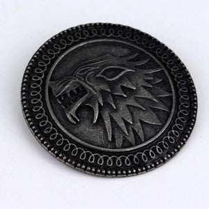 Game Of Thrones Badge Cosplay accessories House Stark Targaryen