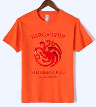 Load image into Gallery viewer, Game of Thrones Targaryen Fire &amp; Blood Men T Shirts